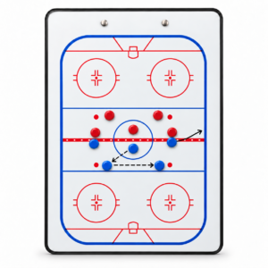 JR HOCKEY Eishockeytaktiktafel 35 × 25 cm – magnetisch, beidseitig – Bild 3
